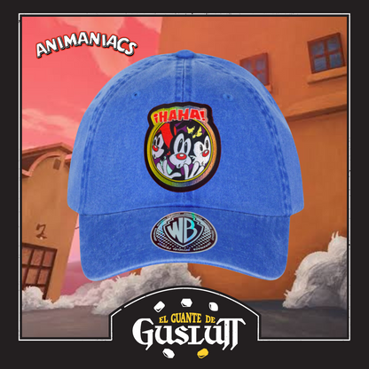 Gorra Animaniacs “Haha Team” Azul Royal Vintage