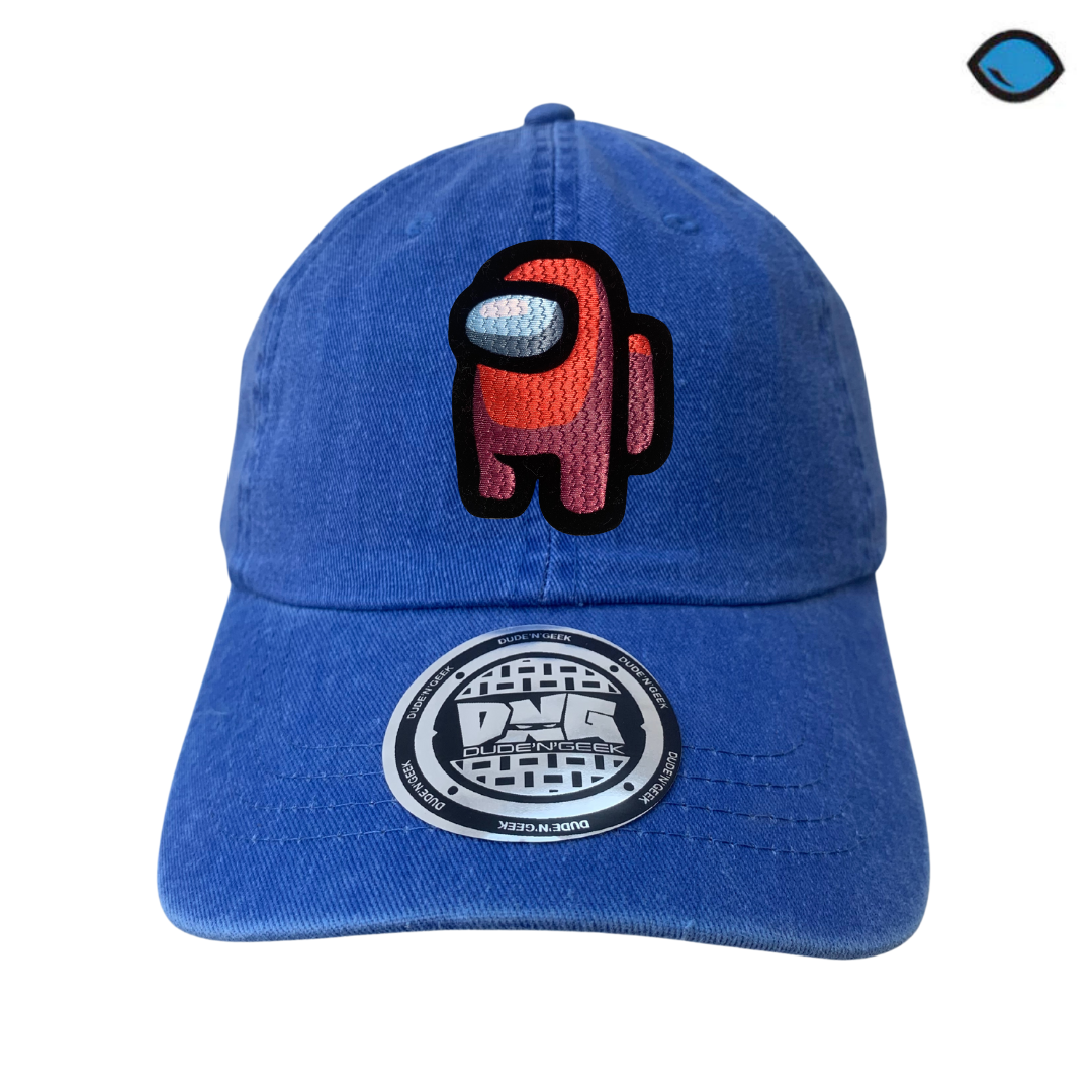 Gorra Among Us “Red” Azul Royal Vintage