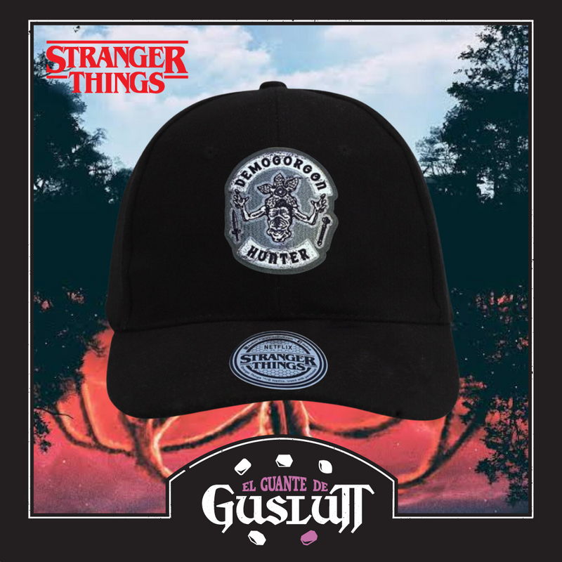 Gorra Stranger Things “Demogorgon Hunter” Negra