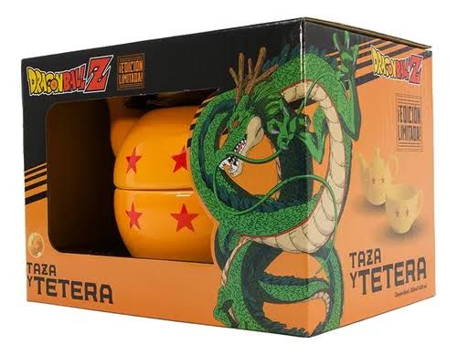 Taza-Tetera Dragon Ball Z Edición Especial “Esfera 4 Estrellas”