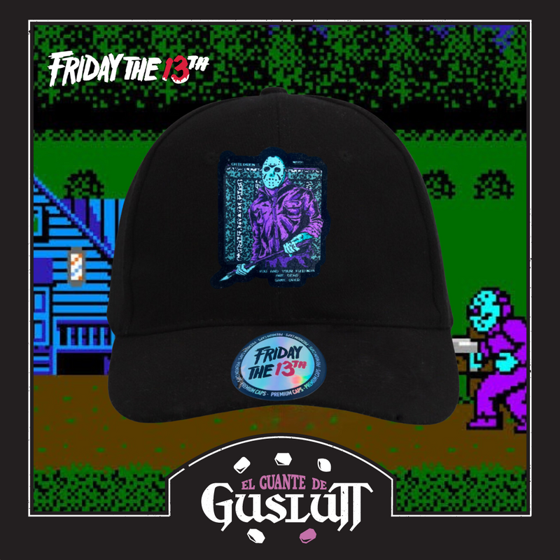 Gorra Friday the 13th “NES Videogame Game Over” Negra