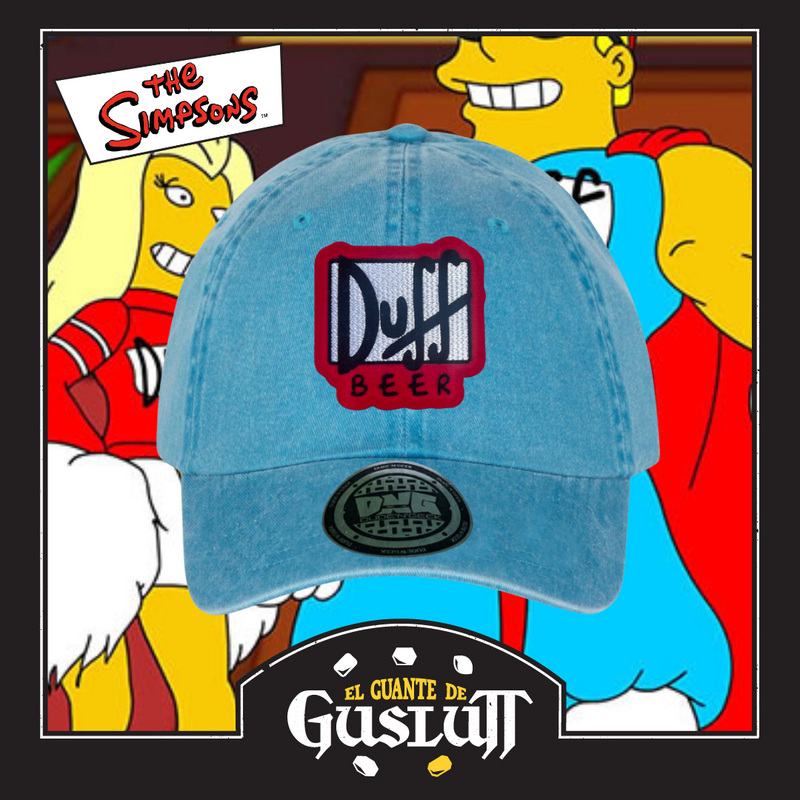 Gorra The Simpsons “Duff Beer” Turquesa Vintage