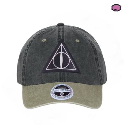 Gorra Harry Potter “Deathly Hallows” Gris Beige-Vintage