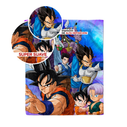 Cobertor Matrimonial Dragon Ball Super “Heroes”