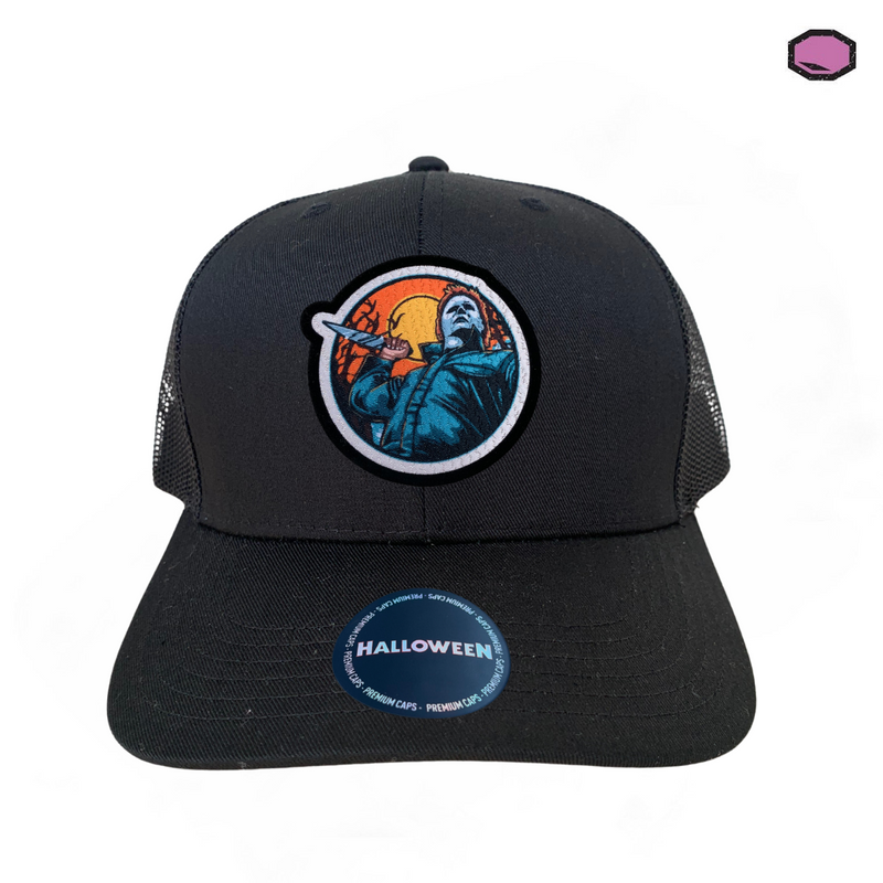 Gorra Halloween “Michael Myers” Negra Premium Trucker