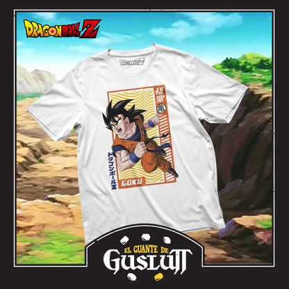 Playera Dragon Ball Z “Son Goku” Blanca