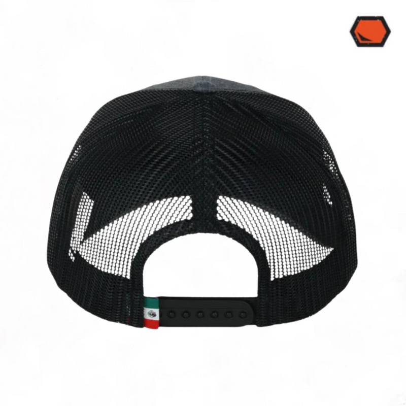 Gorra DC Comics “Superman Black Logo” Gris-Negra Premium Trucker