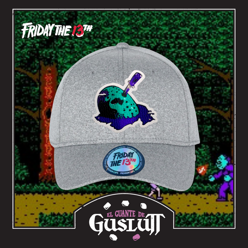 Gorra Friday the 13th “NES Videogame” Gris Jaspe