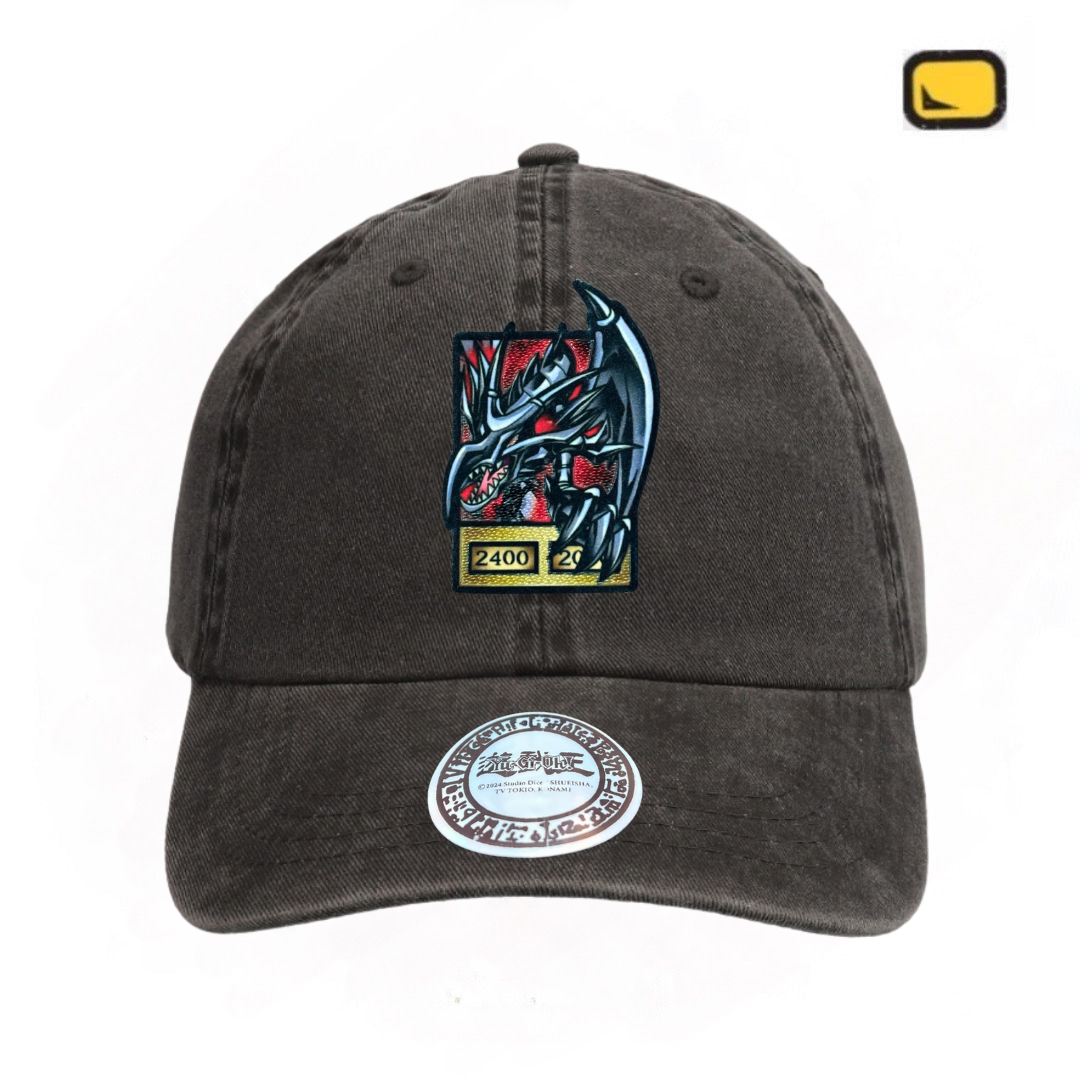 Gorra Yu-Gi-Oh! “Red Eyes Black Dragon” Gris Vintage