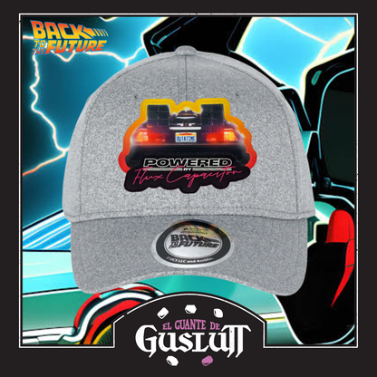 Gorra Back to the Future “Delorean Time Machine” Gris Jaspe