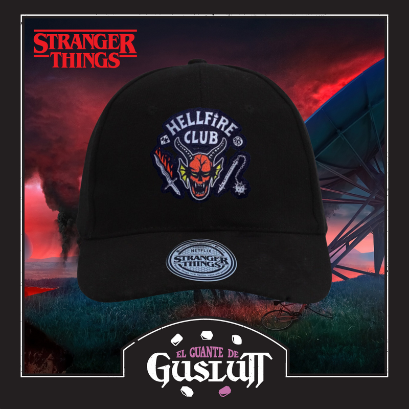 Gorra Stranger Things “Hellfire Club” Negra