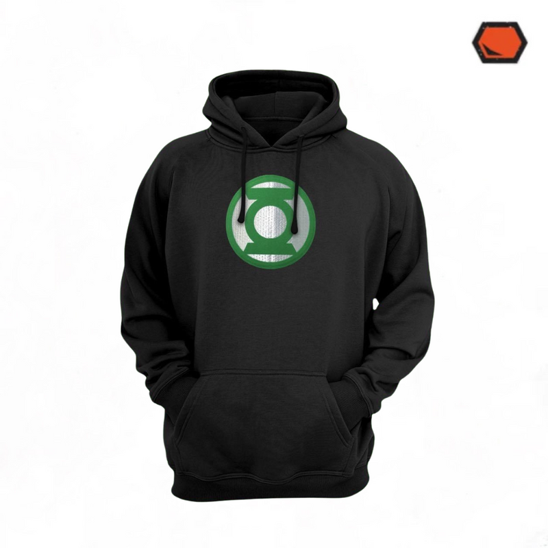 Hoodie DC Comics “Green Lantern Classic Logo” Negra