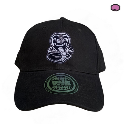 Gorra Cobra Kai “Silver Logo” Negra