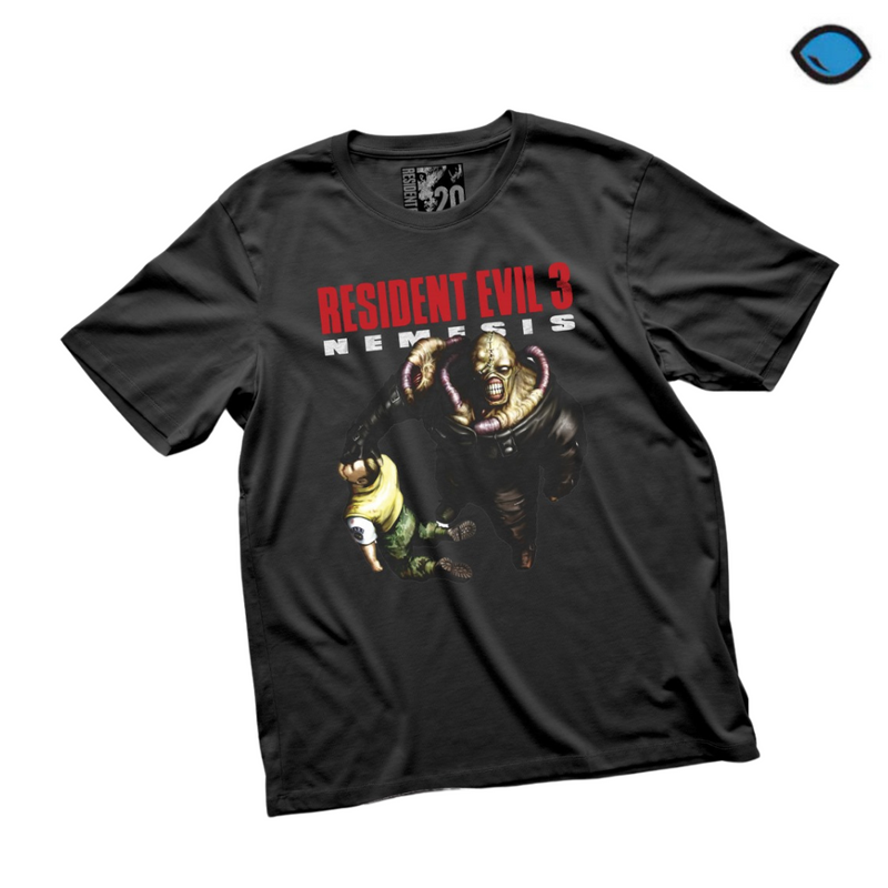 Playera Resident Evil 3 Nemesis “Brad’s Fate” Negra