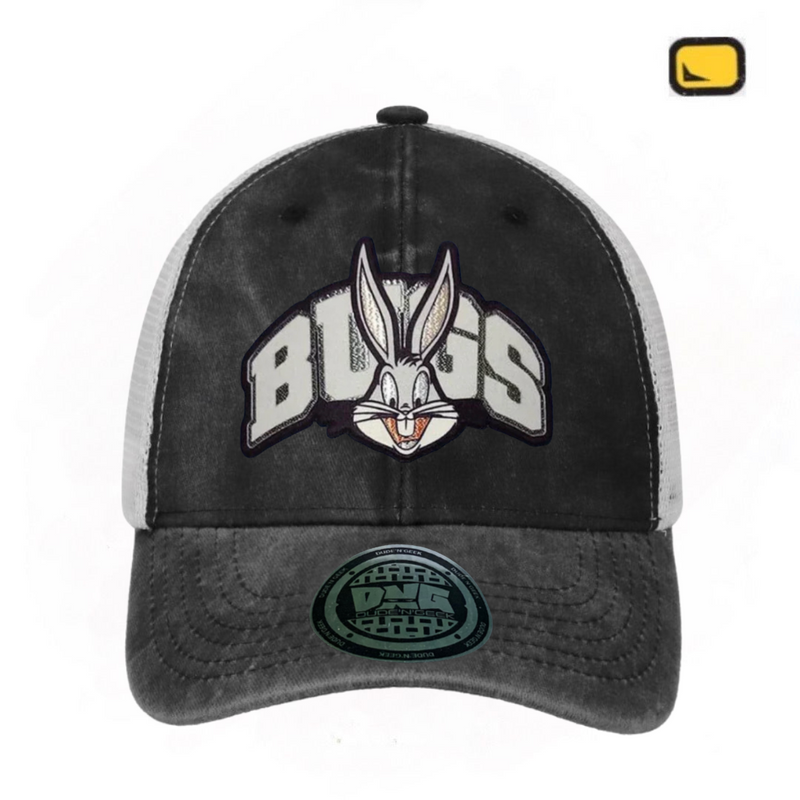 Gorra Looney Tunes “Bugs Bunny” Gris-Blanca Trucker