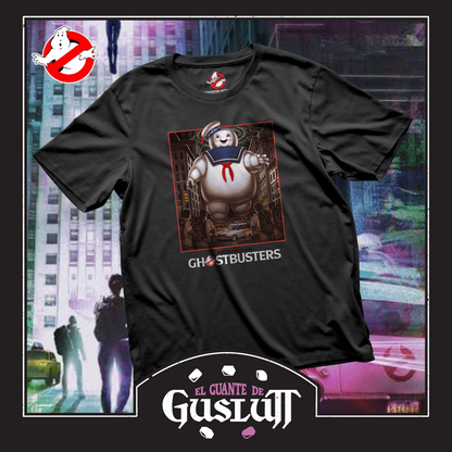 Playera Ghostbusters “Mr. Stay Puft” Negra