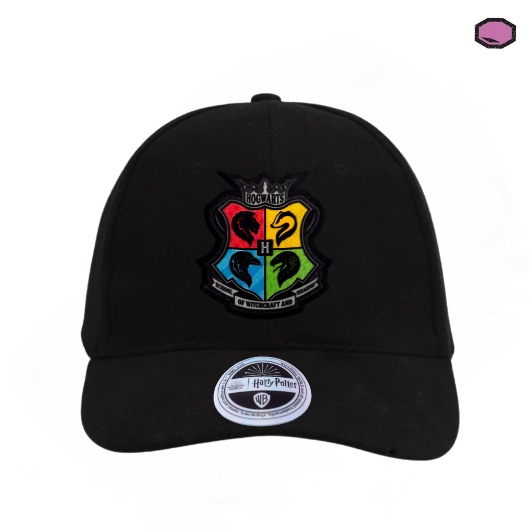 Gorra Harry Potter Hogwarts “Never tickle a sleeping dragon” Negra