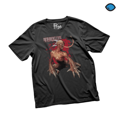 Playera Resident Evil 2 “Licker” Negra