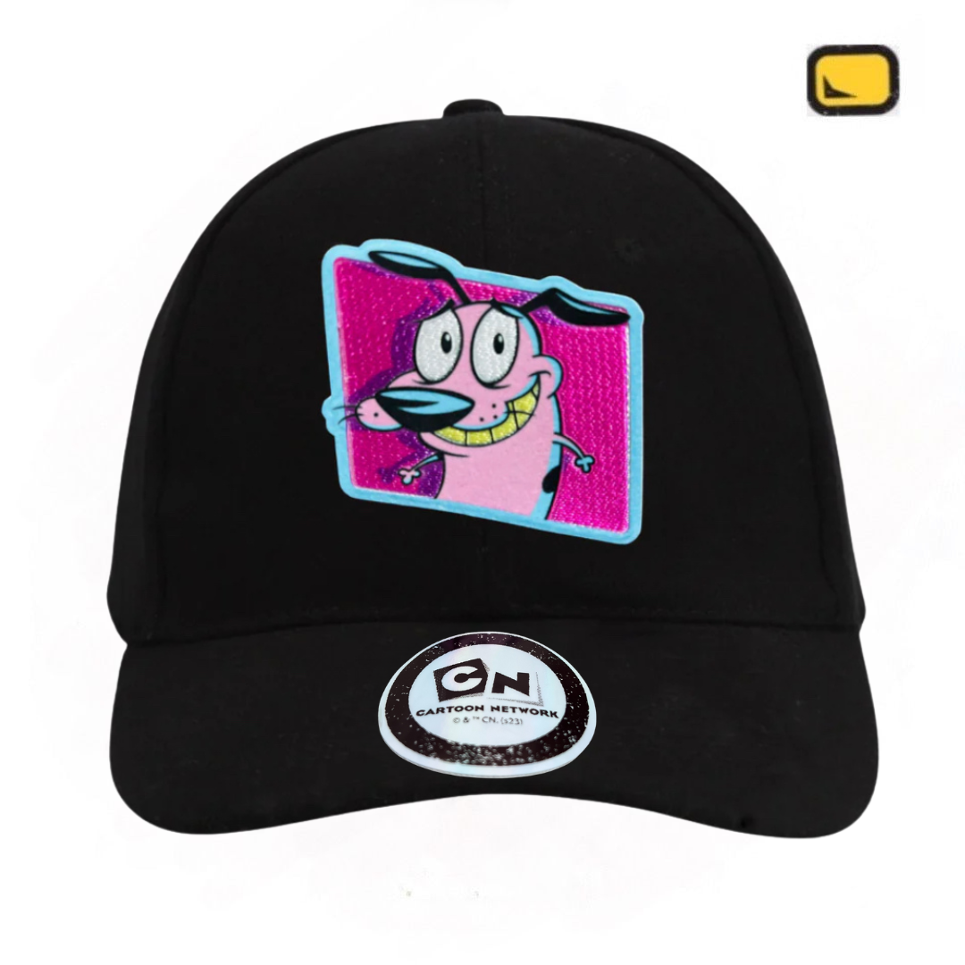 Gorra Cartoon Network Coraje el perro Cobarde “Smiling Courage” Negra