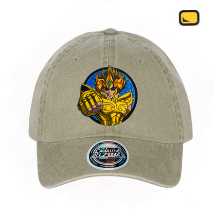 Gorra Saint Seiya “Leo Aioria” Beige Vintage