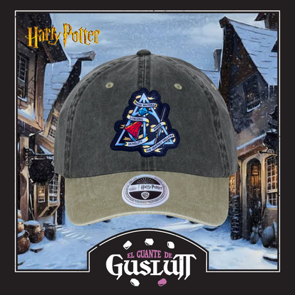 Gorra Harry Potter “Deathly Hallows Legend” Gris-Beige Vintage