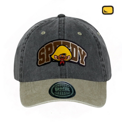 Gorra Looney Tunes “Speedy Gonzales” Gris-Beige Vintage