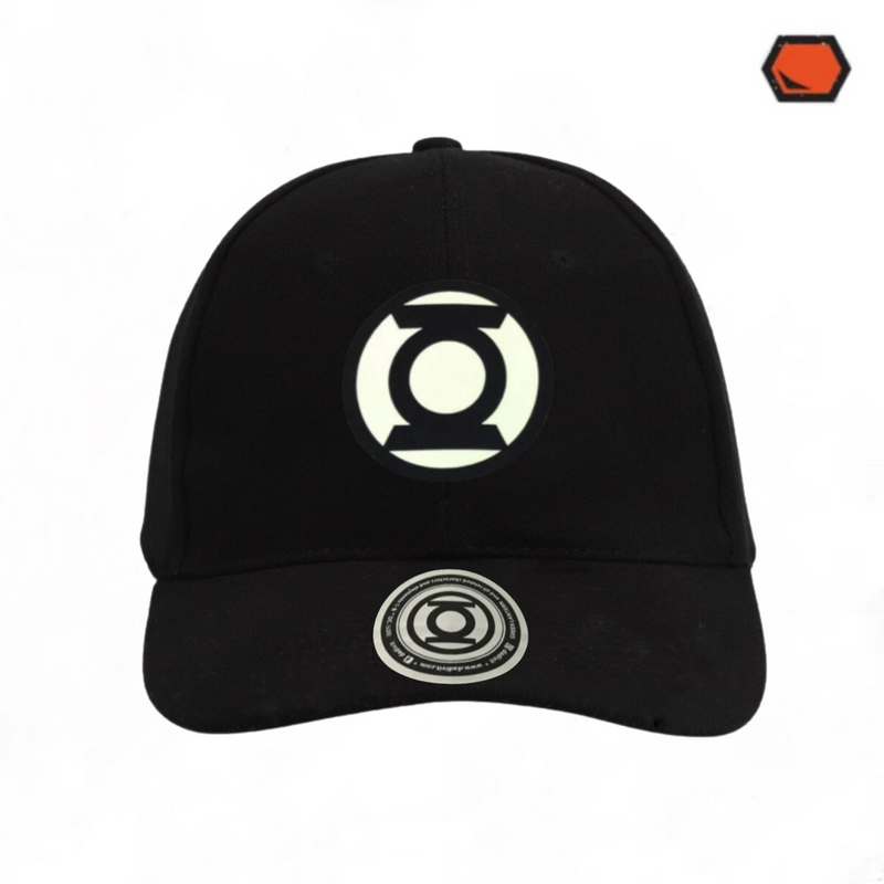 Gorra DC Comics Green Lantern “Glow in the Dark Logo” Negra