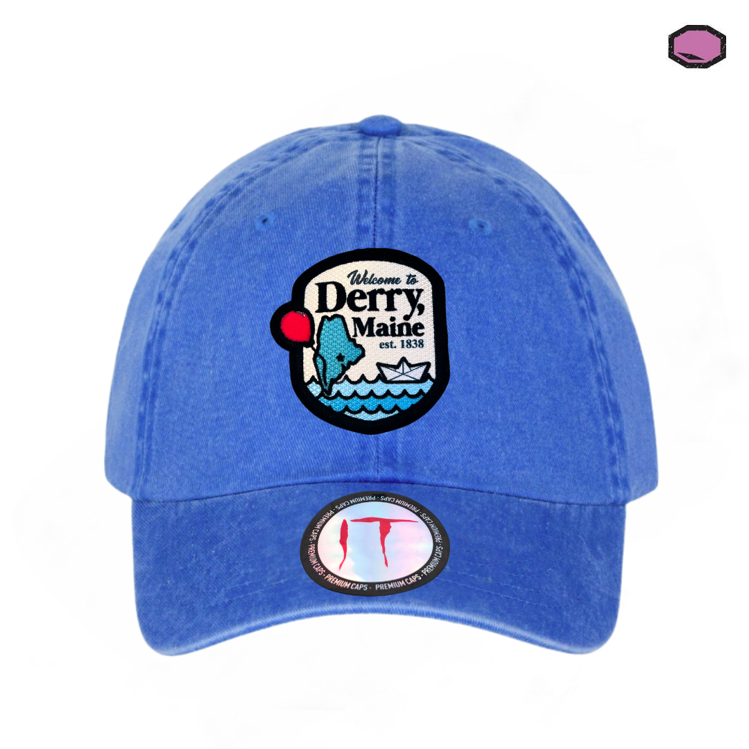 Gorra IT “Welcome to Derry” Azul Royal Vintage