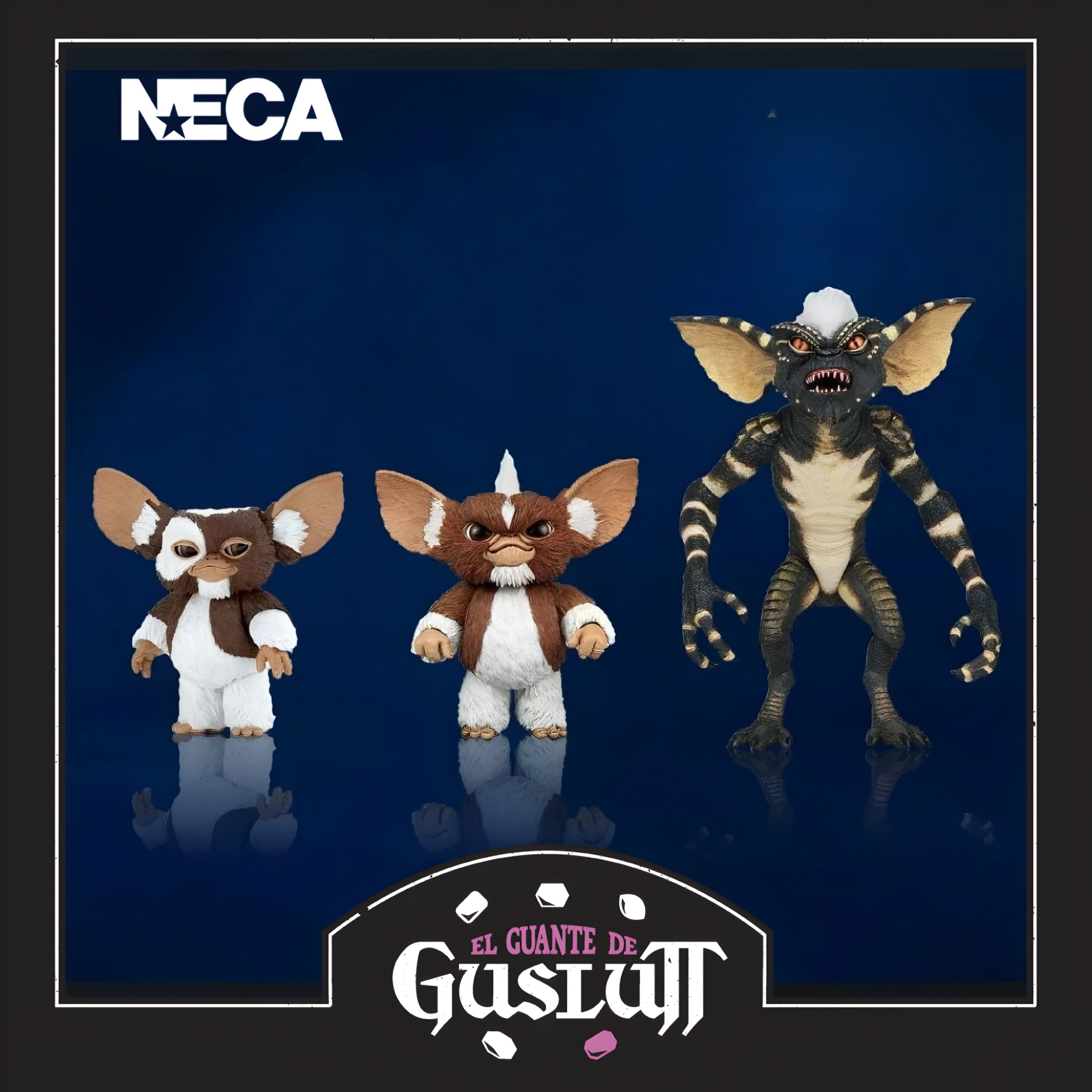 NECA Gremlins 40th Anniversary Evolution of the Gremlin 3 Pack