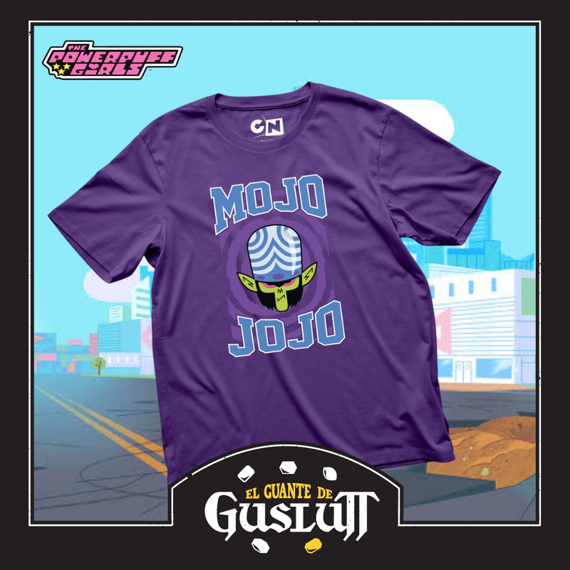 Playera The Powerpuff Girls “Mojo Jojo” Morada