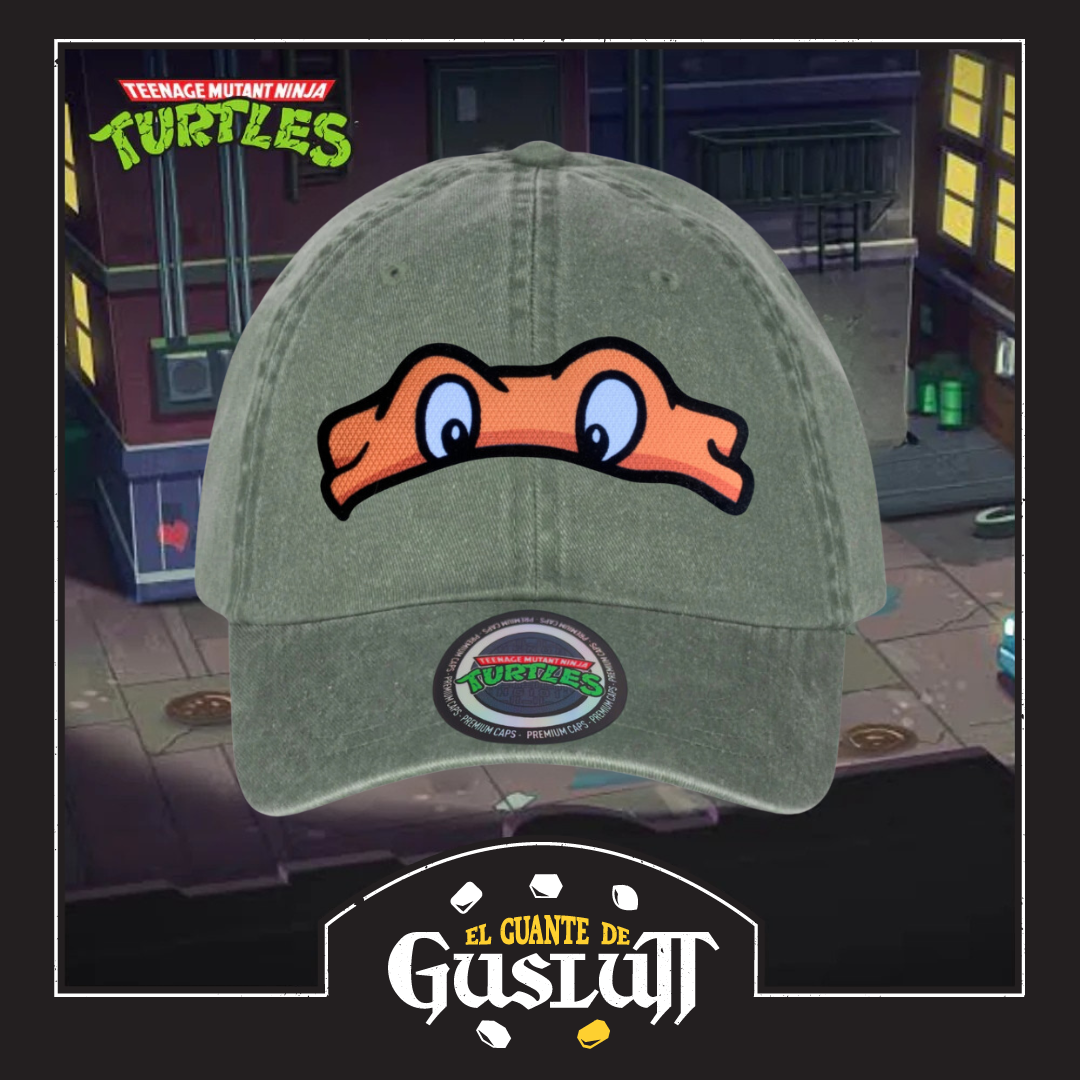 Gorra Tortugas Ninja TMNT “Michaelangelo Mask” Verde Vintage