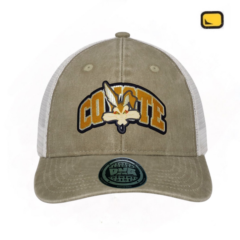 Gorra Looney Tunes “Wile E. Coyote” Beige-Blanca Trucker