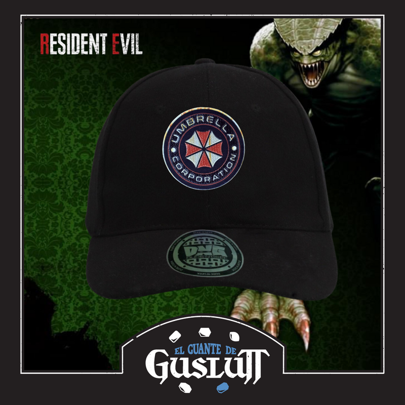 Gorra Resident Evil “Umbrella Oxidized Crest” Negra