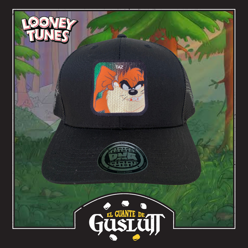 Gorra Looney Tunes “Taz” Negra Premium Trucker