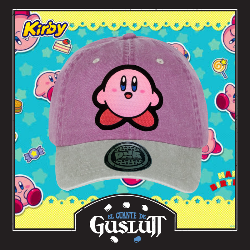 Gorra Kirby “Smiling Kirby” Uva-Beige Vintage