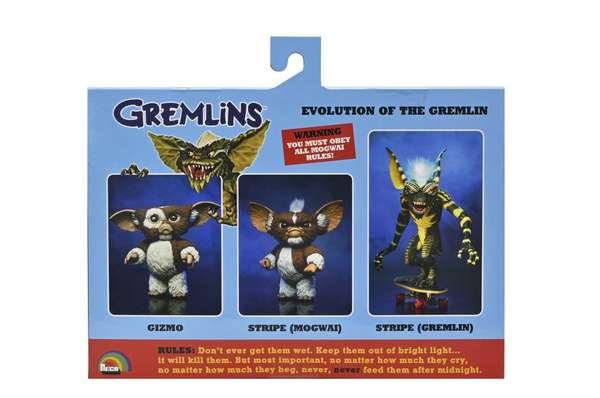 NECA Gremlins 40th Anniversary Evolution of the Gremlin 3 Pack