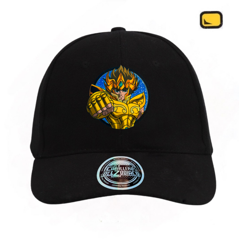 Gorra Saint Seiya “Leo Aioria” Negra