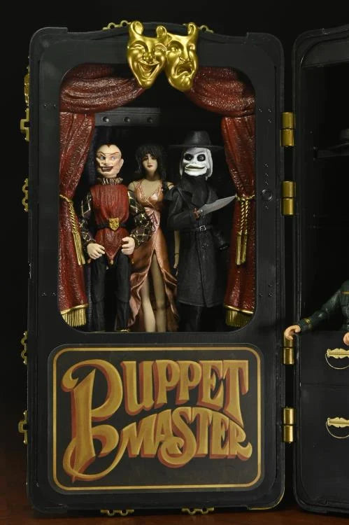 NECA Puppet Master Leech Woman & Toulon's Puppet Case Figure Set *Leer descripción