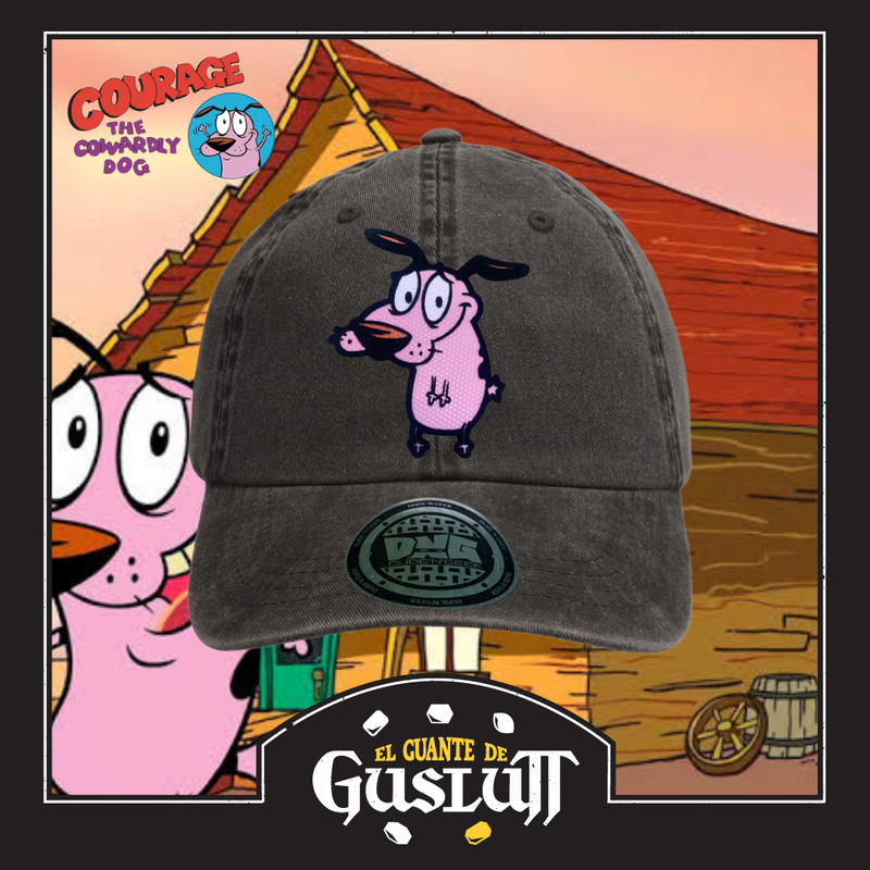 Gorra Cartoon Network Coraje el perro cobarde Gris Vintage