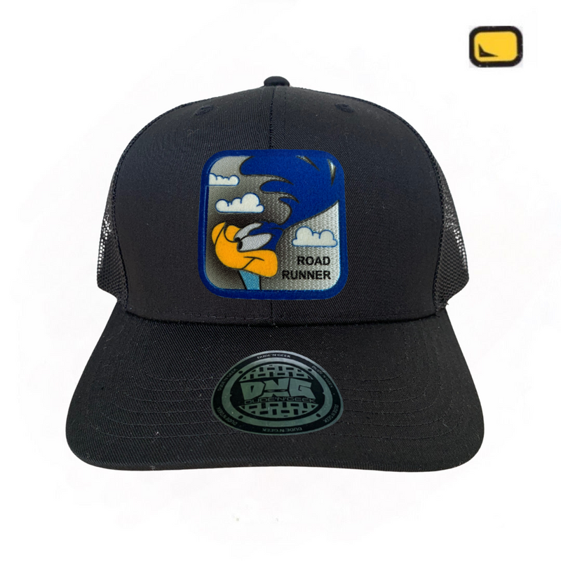 Gorra Looney Tunes “Beep-Beep Road Runner” Negra Premium Trucker