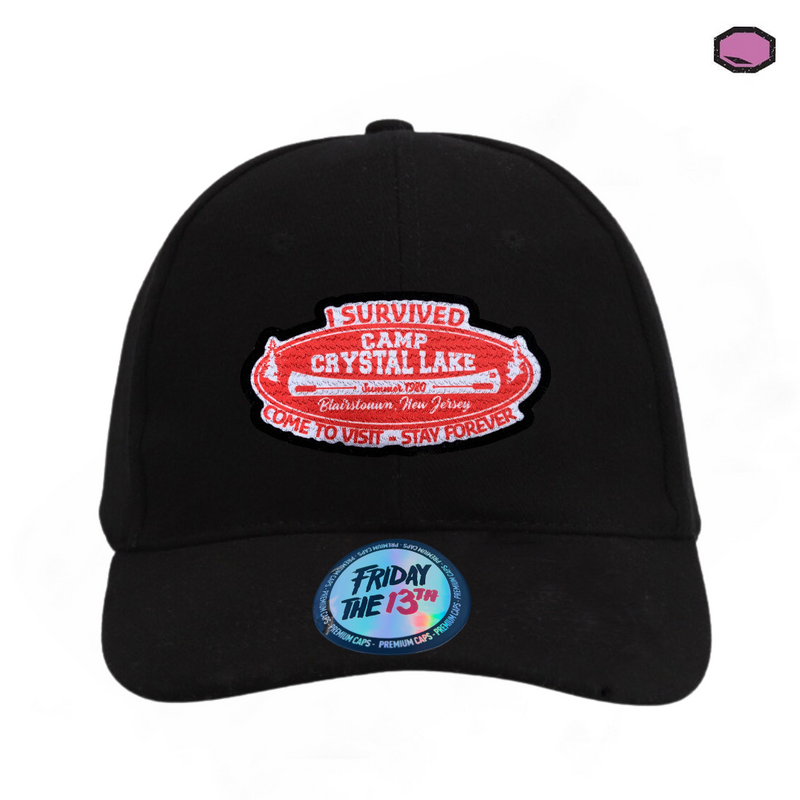 Gorra Friday the 13th “Camp Crystal Lake” Negra