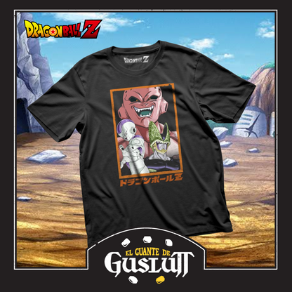 Playera Dragon Ball Z “Villains” Negra