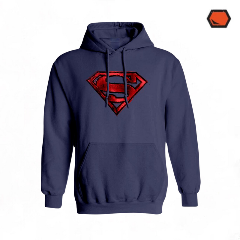 Hoodie DC Comics “Superman Logo” Azul Marino