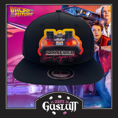 Gorra Back to the Future “Delorean Time Machine” Snapback Negra