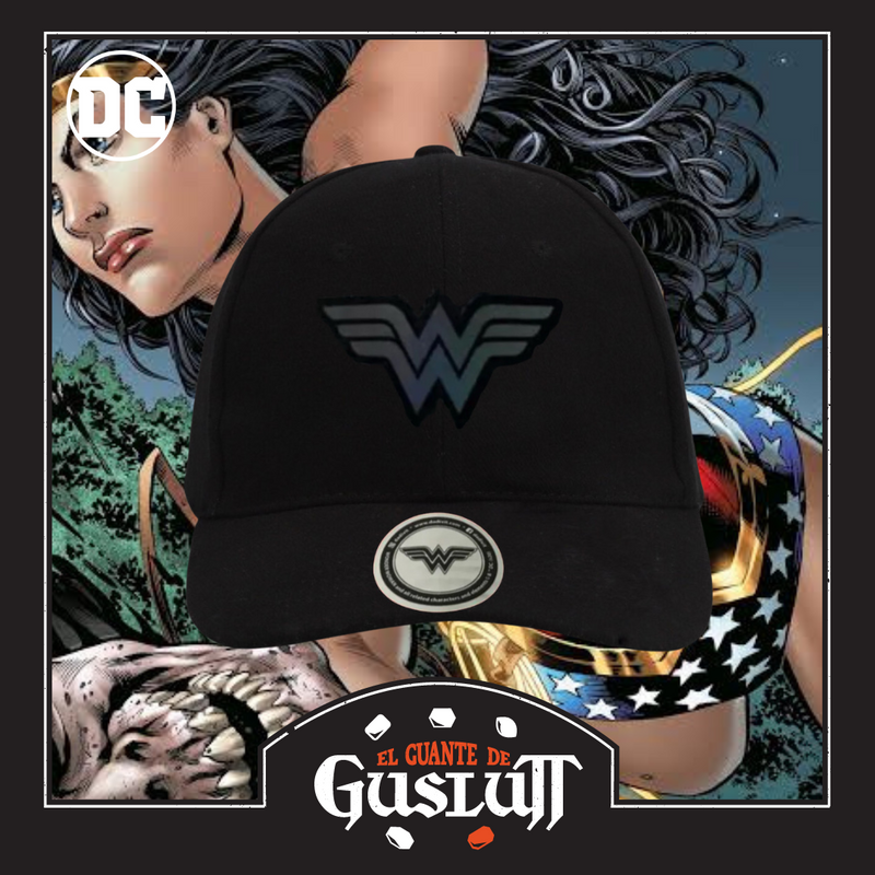 Gorra DC Comics Wonder Woman “Iridiscent Logo” Negra