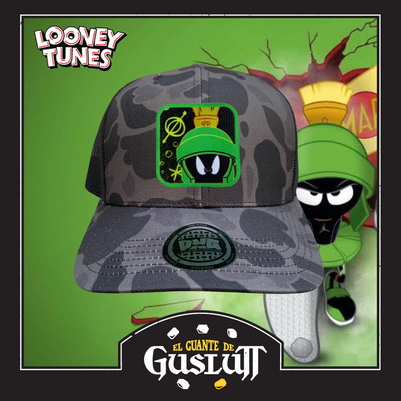 Gorra Looney Tunes “Marvin The Martian” Camo Premium Trucker