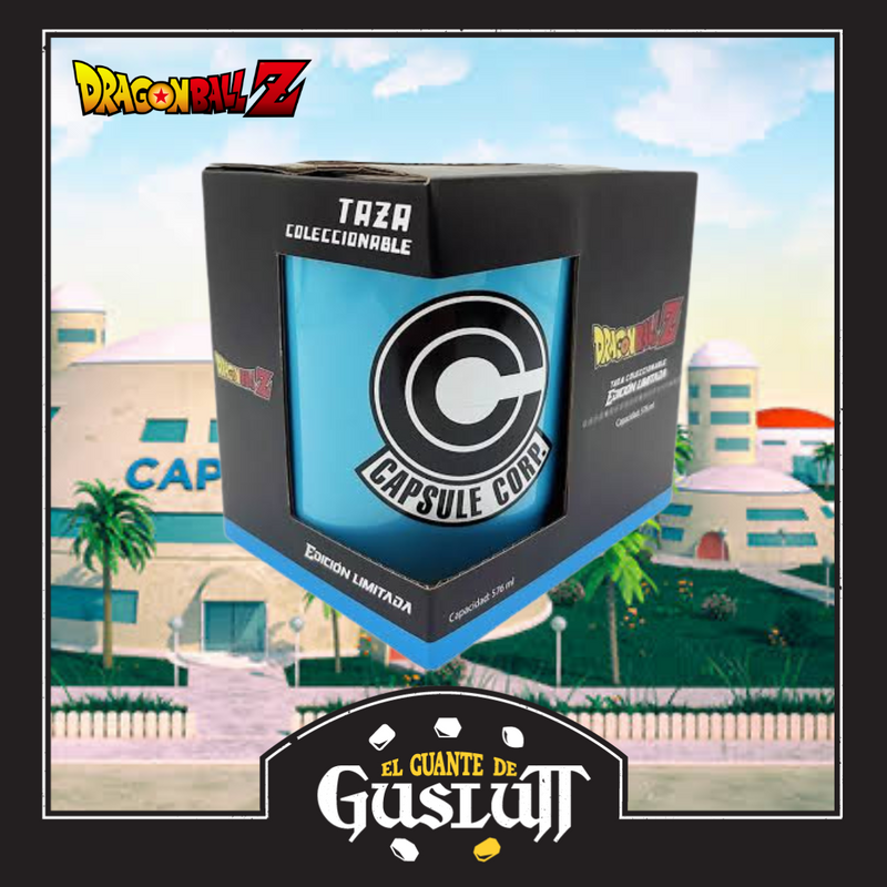 Taza Jumbo Dragon Ball Z Edición Especial “Capsule Corp”