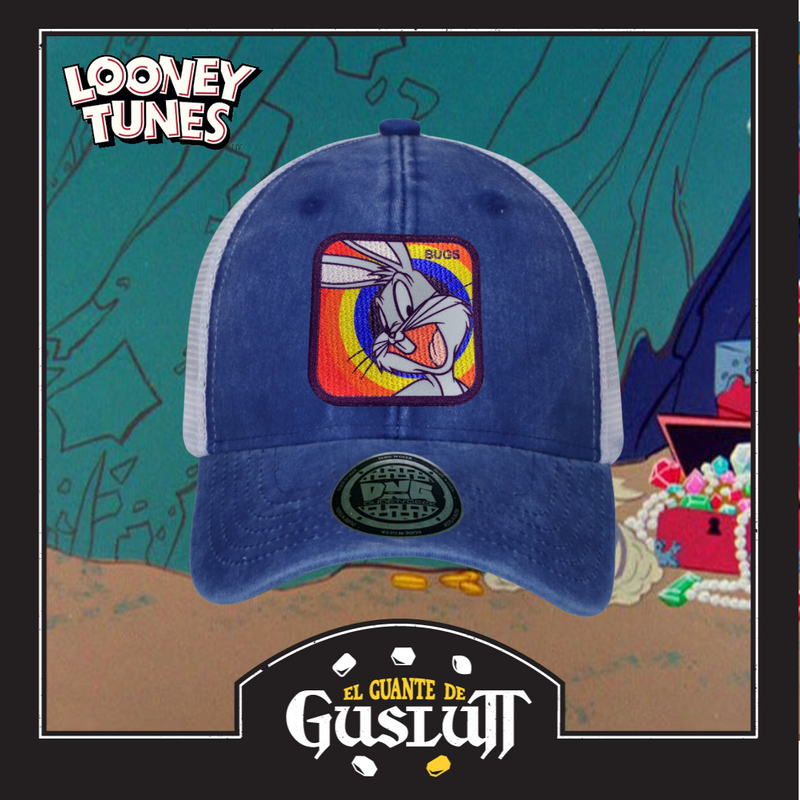 Gorra Looney Tunes “Bugs Bunny Patch” Azul Royal-Blanca Trucker