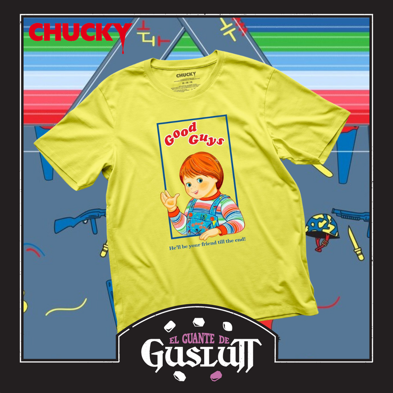 Playera Chucky “Good Guys” Amarilla