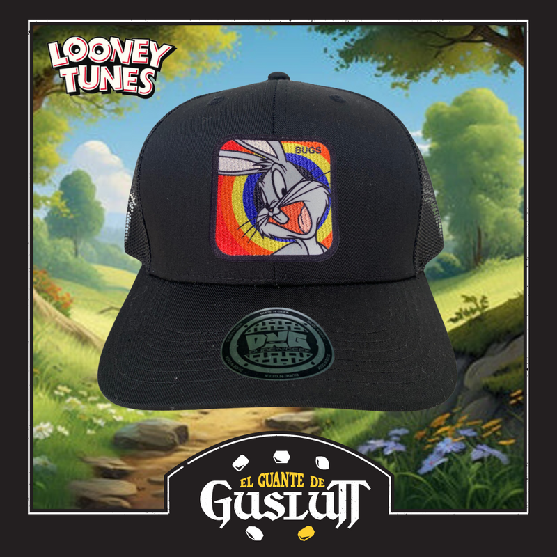 Gorra Looney Tunes “Bugs Bunny” Negra Premium Trucker